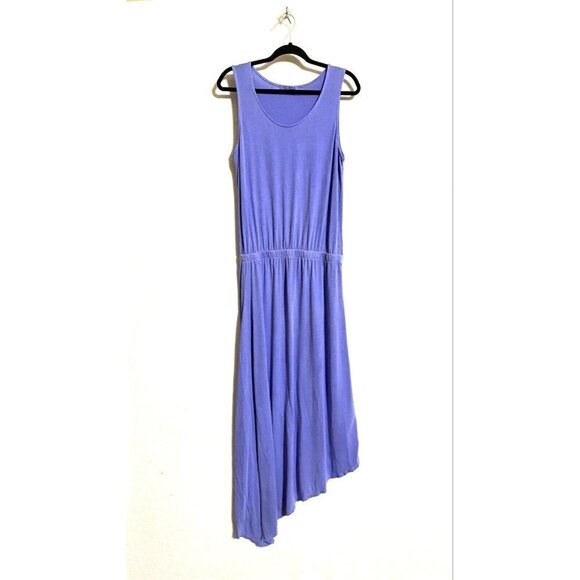 Fresh Produce Womens Medium Aria Maxi Dress Sleeveless Asymmetrical Hem Purple - Picture 1 of 7